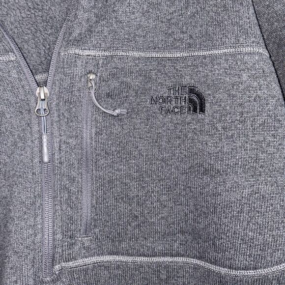 The North Face Sweater Mens XL Gray Gordon Lyons Pull Over Fleece Outdoor - Picture 8 of 11